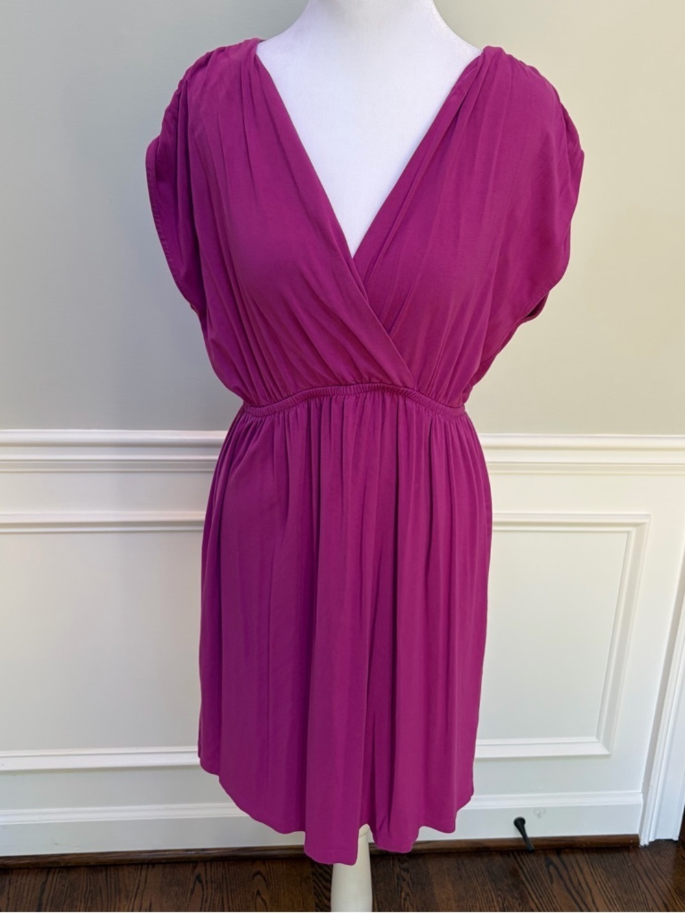 Lilla P Mini Rayon Jersey Dress in Orchid M